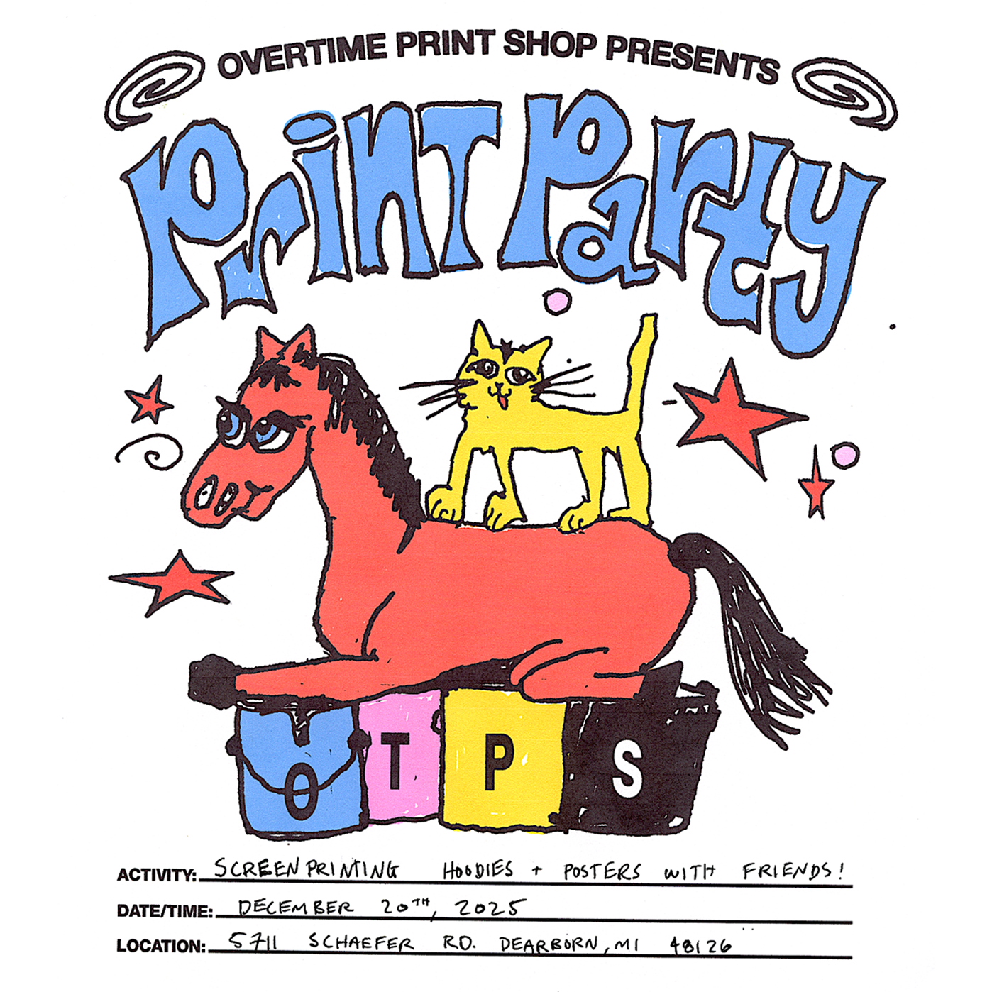 [SOLD OUT] Overtime Screen Printing Workshop #004 - (12/20/25)